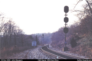 C&O Railway signal: EE Afton (WAS)